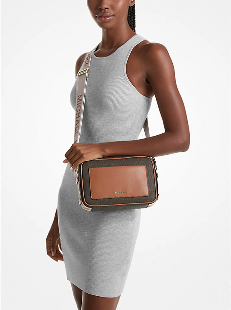 Maeve Large Signature Logo Crossbody Bag