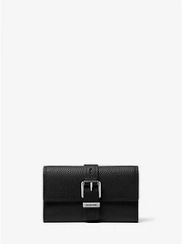 Nolita Medium Pebbled Leather Tri-Fold Wallet