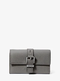 Nolita Medium Pebbled Leather Tri-Fold Wallet