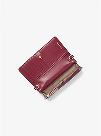 Jet Set Small Two-Tone Logo Smartphone Crossbody Bag