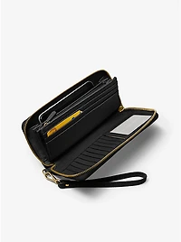 Leather Continental Wristlet