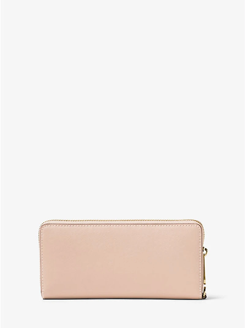 Leather Continental Wristlet