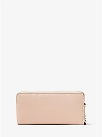 Leather Continental Wristlet