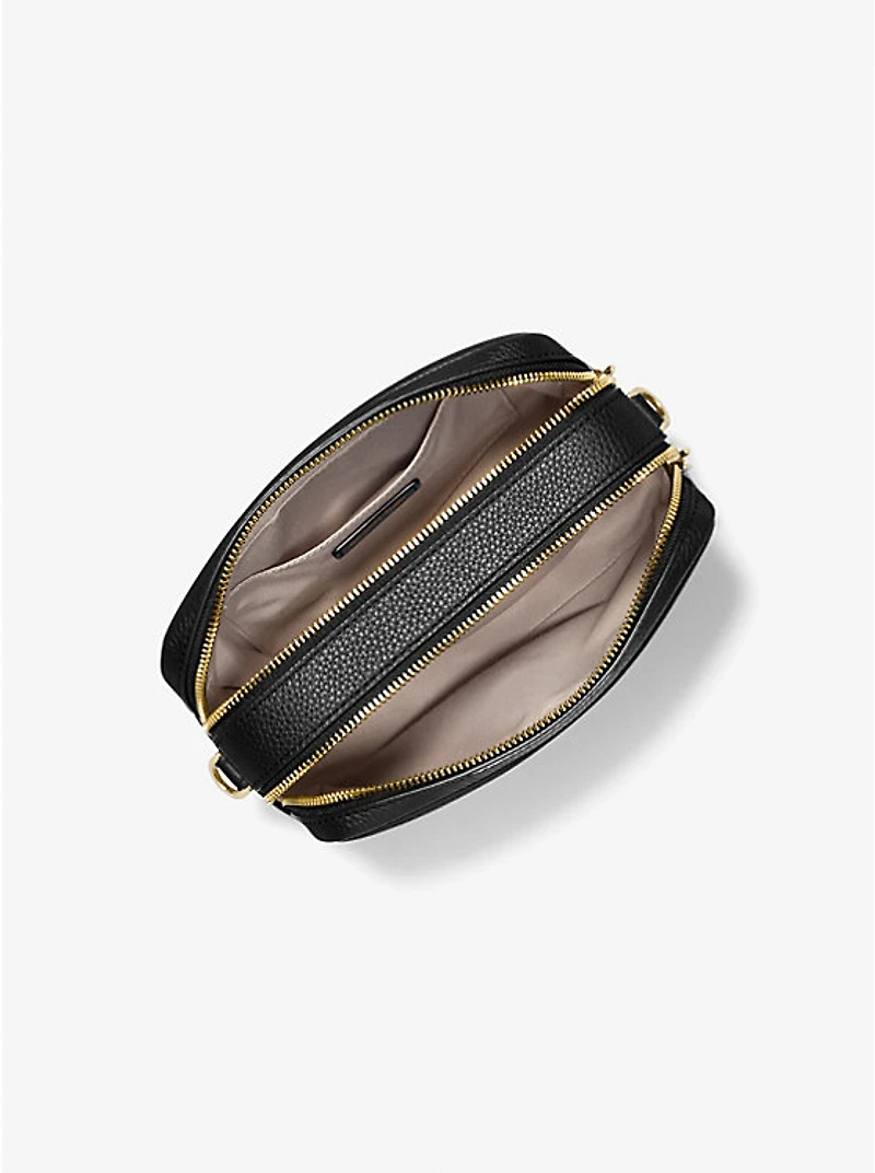 Bryant Medium Pebbled Leather Camera Crossbody Bag