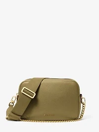 Bryant Medium Pebbled Leather Camera Crossbody Bag