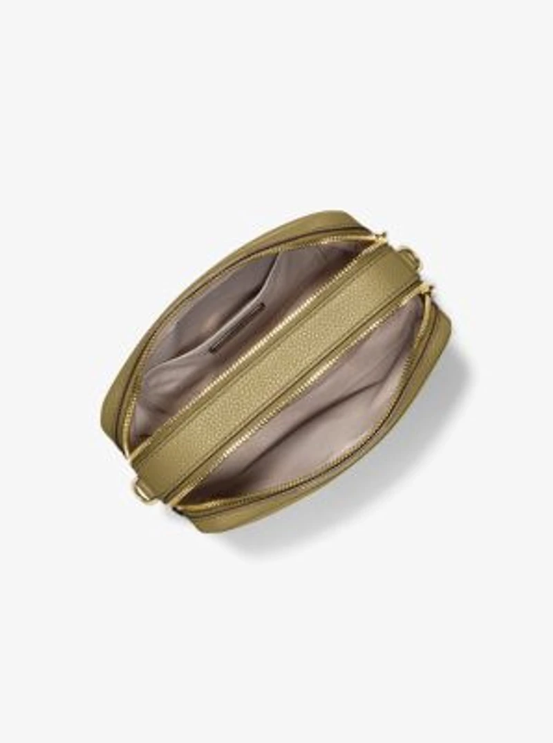 Bryant Medium Pebbled Leather Camera Crossbody Bag