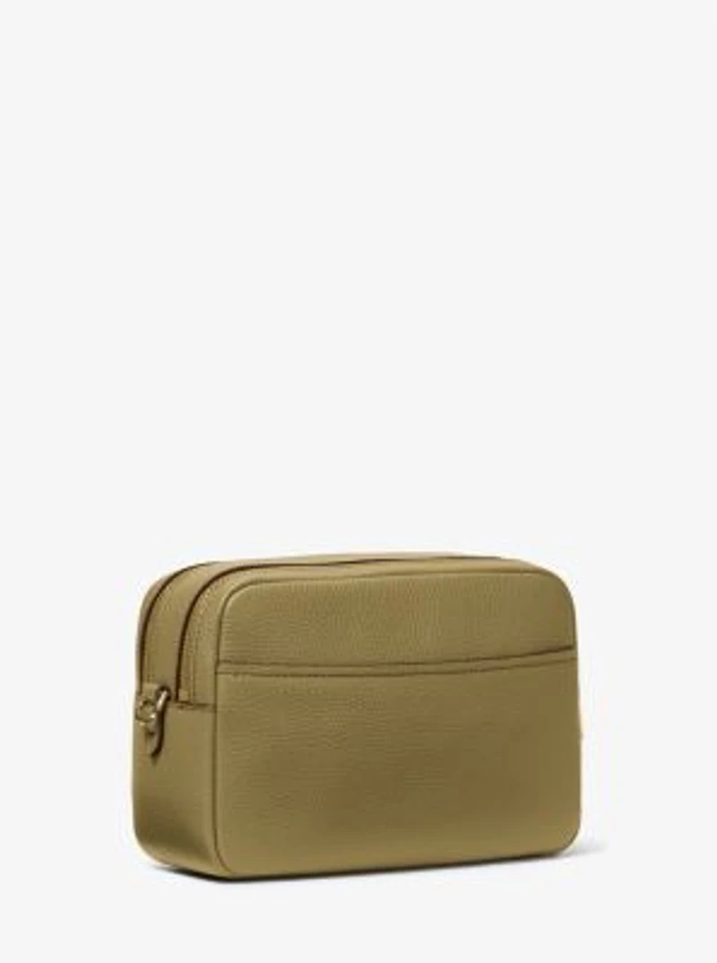 Bryant Medium Pebbled Leather Camera Crossbody Bag
