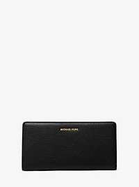 Bryant Large Pebbled Leather Snap-Front Wallet