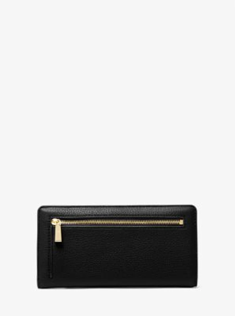 Bryant Large Pebbled Leather Snap-Front Wallet