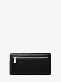Bryant Large Pebbled Leather Snap-Front Wallet