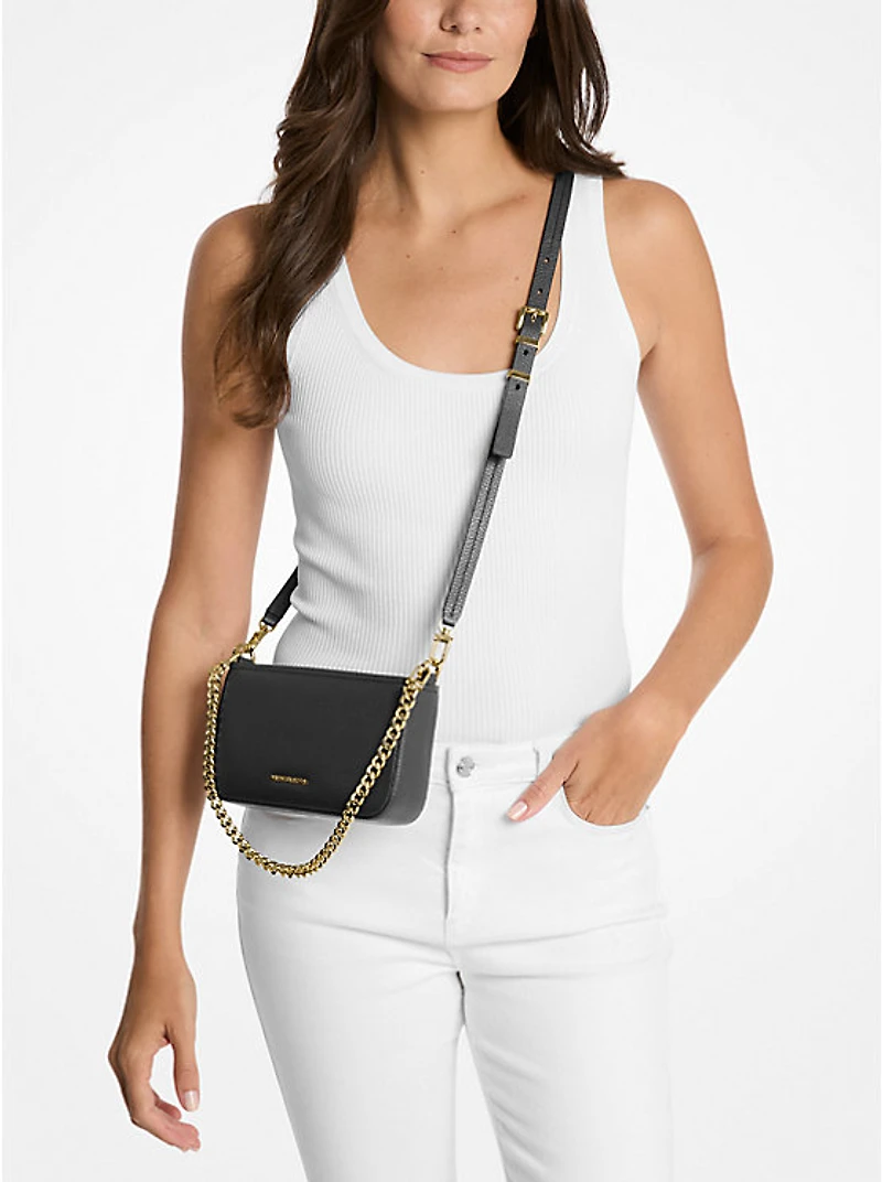 Bryant Small Pebbled Leather Convertible Pochette