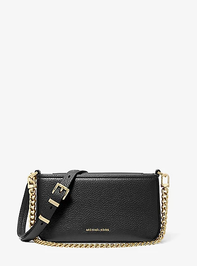 Bryant Small Pebbled Leather Convertible Pochette