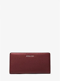 Bryant Large Pebbled Leather Snap-Front Wallet
