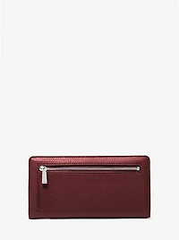 Bryant Large Pebbled Leather Snap-Front Wallet