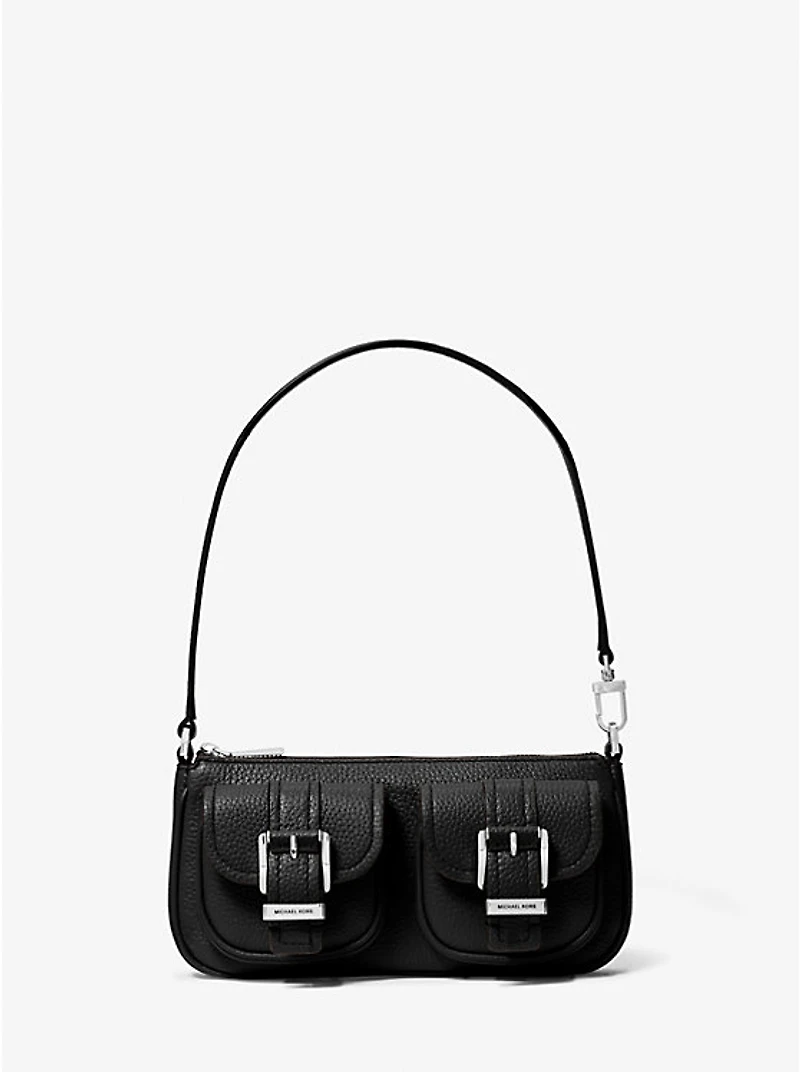Zoe Small Pebbled Leather Pochette