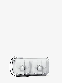 Zoe Small Pebbled Leather Pochette