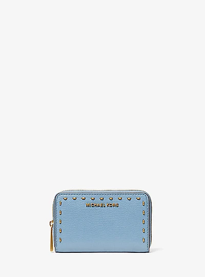 Small Studded Leather Wallet