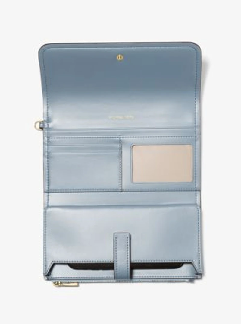 Jet Set Medium Signature Logo Convertible Wristlet