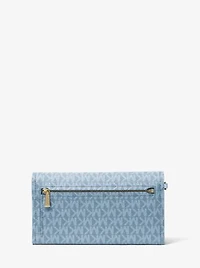 Jet Set Medium Signature Logo Convertible Wristlet