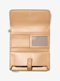 Jet Set Medium Pebbled Leather Convertible Wristlet