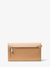 Jet Set Medium Pebbled Leather Convertible Wristlet
