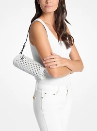 Izzy Small Crocheted Barrel Pochette