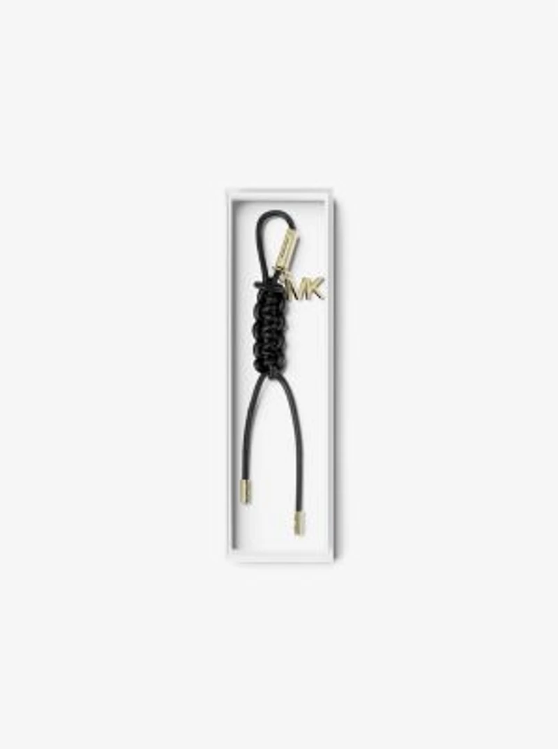 Gold-Tone and Braided Cord Bag Charm