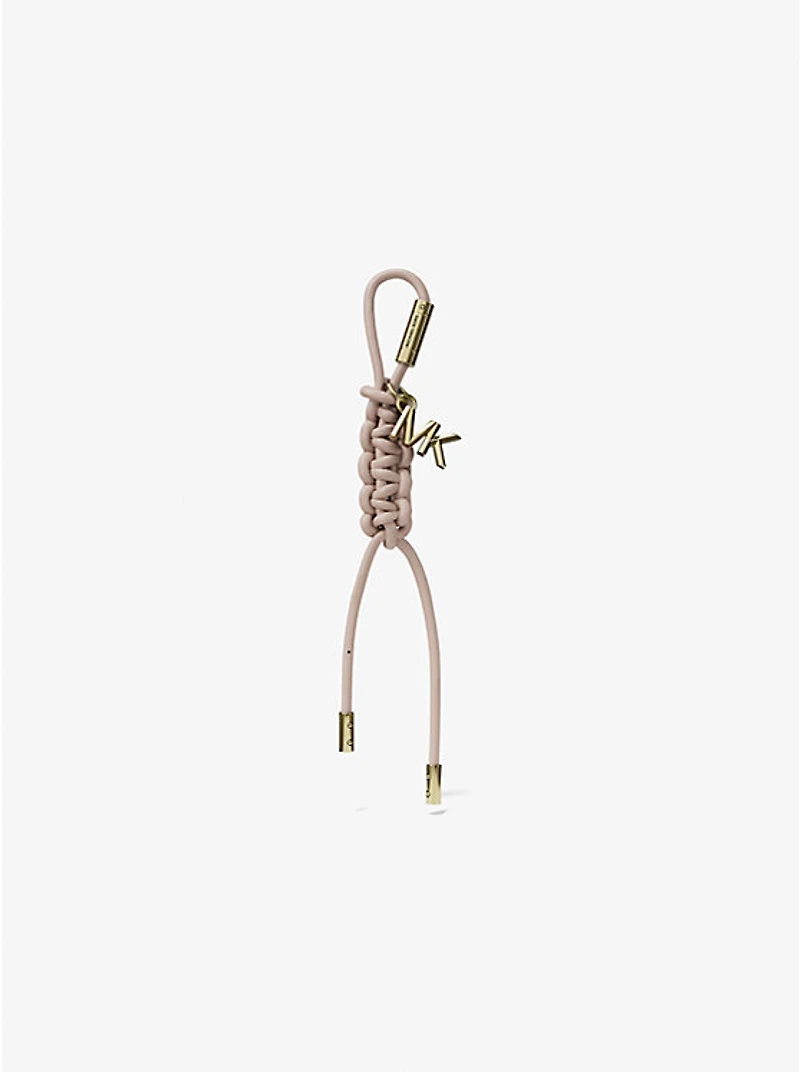 Gold-Tone and Braided Cord Bag Charm