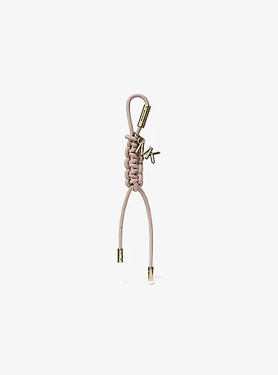 Gold-Tone and Braided Cord Bag Charm
