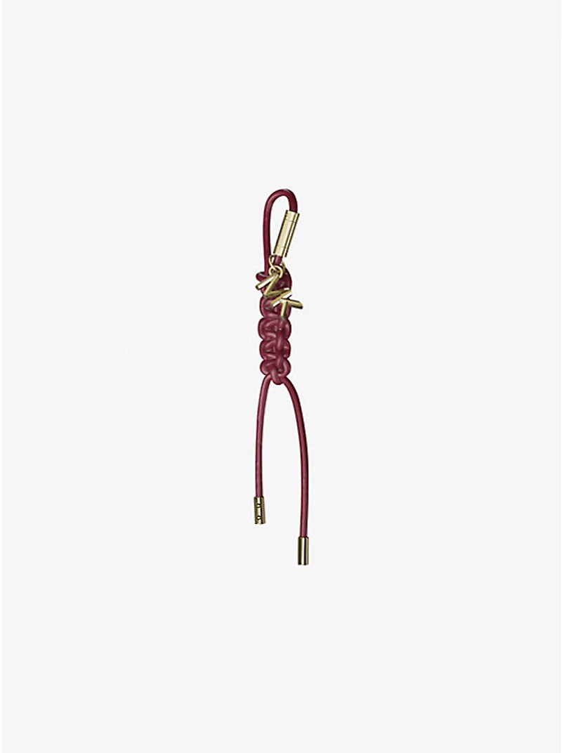 Gold-Tone and Braided Cord Bag Charm