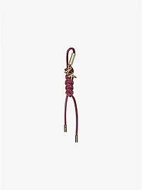 Gold-Tone and Braided Cord Bag Charm