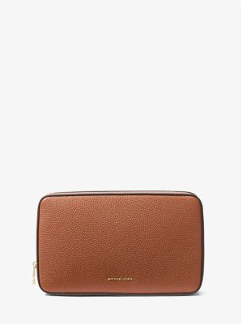 Medium Pebbled Leather Tech Organizer
