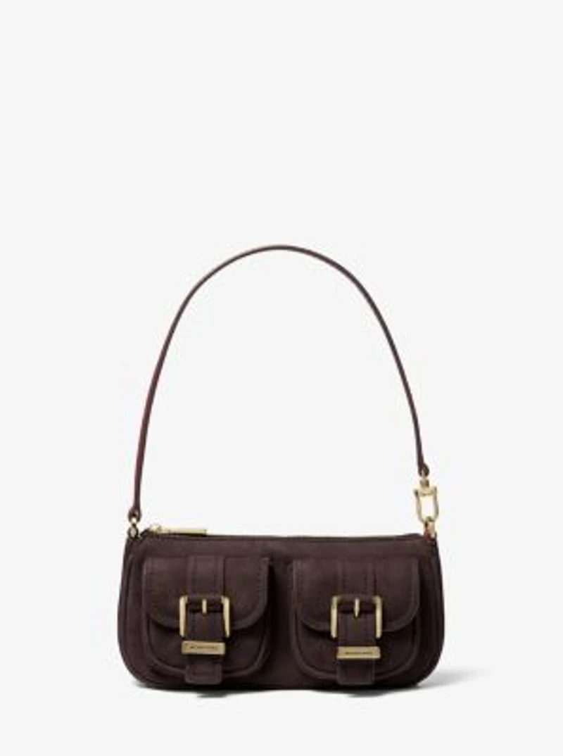 Zoe Small Suede Convertible Pochette
