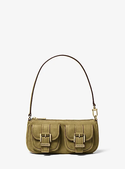 Zoe Small Suede Convertible Pochette