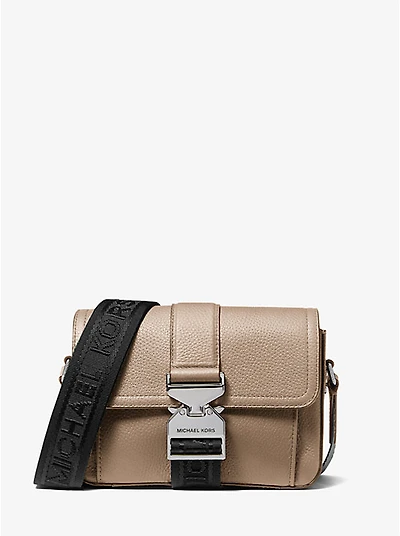 Hudson Pebbled Leather Crossbody Bag