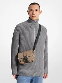 Hudson Pebbled Leather Crossbody Bag