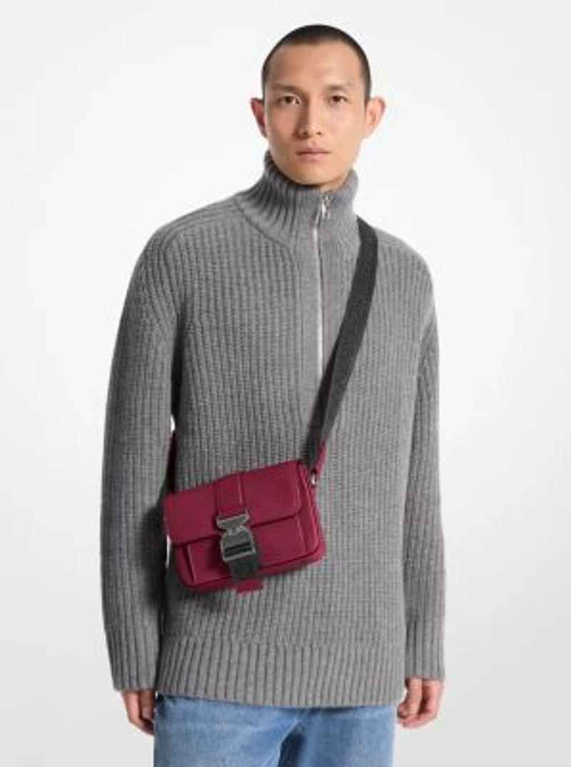 Hudson Pebbled Leather Crossbody Bag