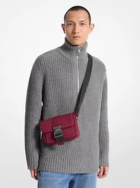 Hudson Pebbled Leather Crossbody Bag