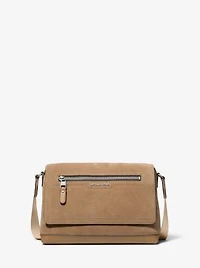 Hudson Small Suede Messenger Bag