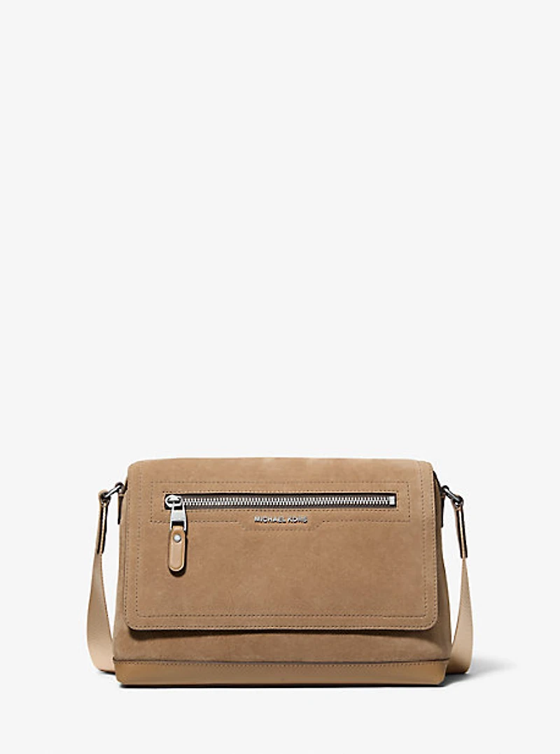 Hudson Small Suede Messenger Bag