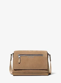 Hudson Small Suede Messenger Bag