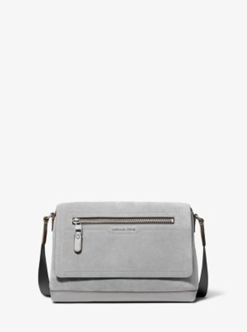 Hudson Small Suede Messenger Bag