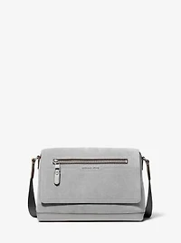 Hudson Small Suede Messenger Bag