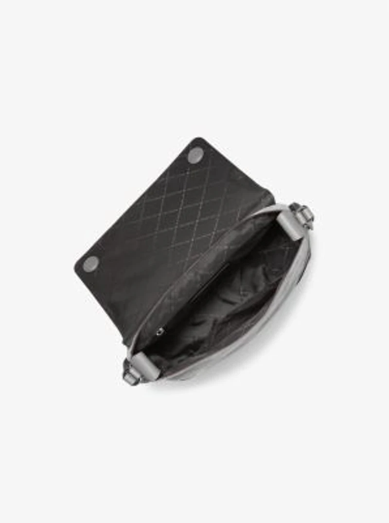 Hudson Small Suede Messenger Bag