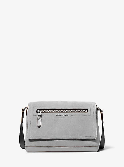 Hudson Small Suede Messenger Bag