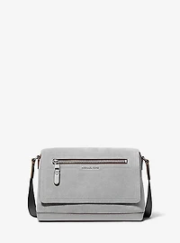 Hudson Small Suede Messenger Bag