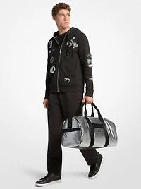 Brooklyn Medium Metallic Puffy Duffel Bag