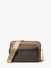 Hudson Textured and Signature Logo Camera Crossbody Bag