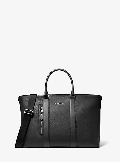 Hudson Pebbled Leather Tote Bag