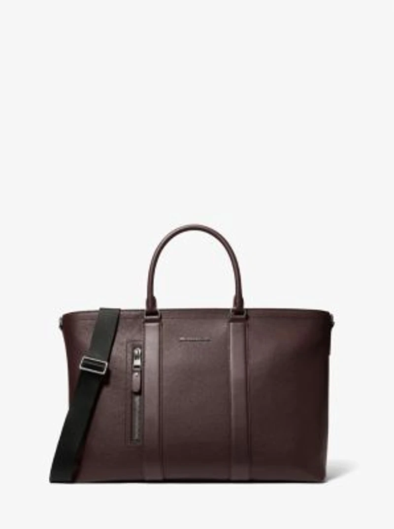 Hudson Pebbled Leather Tote Bag